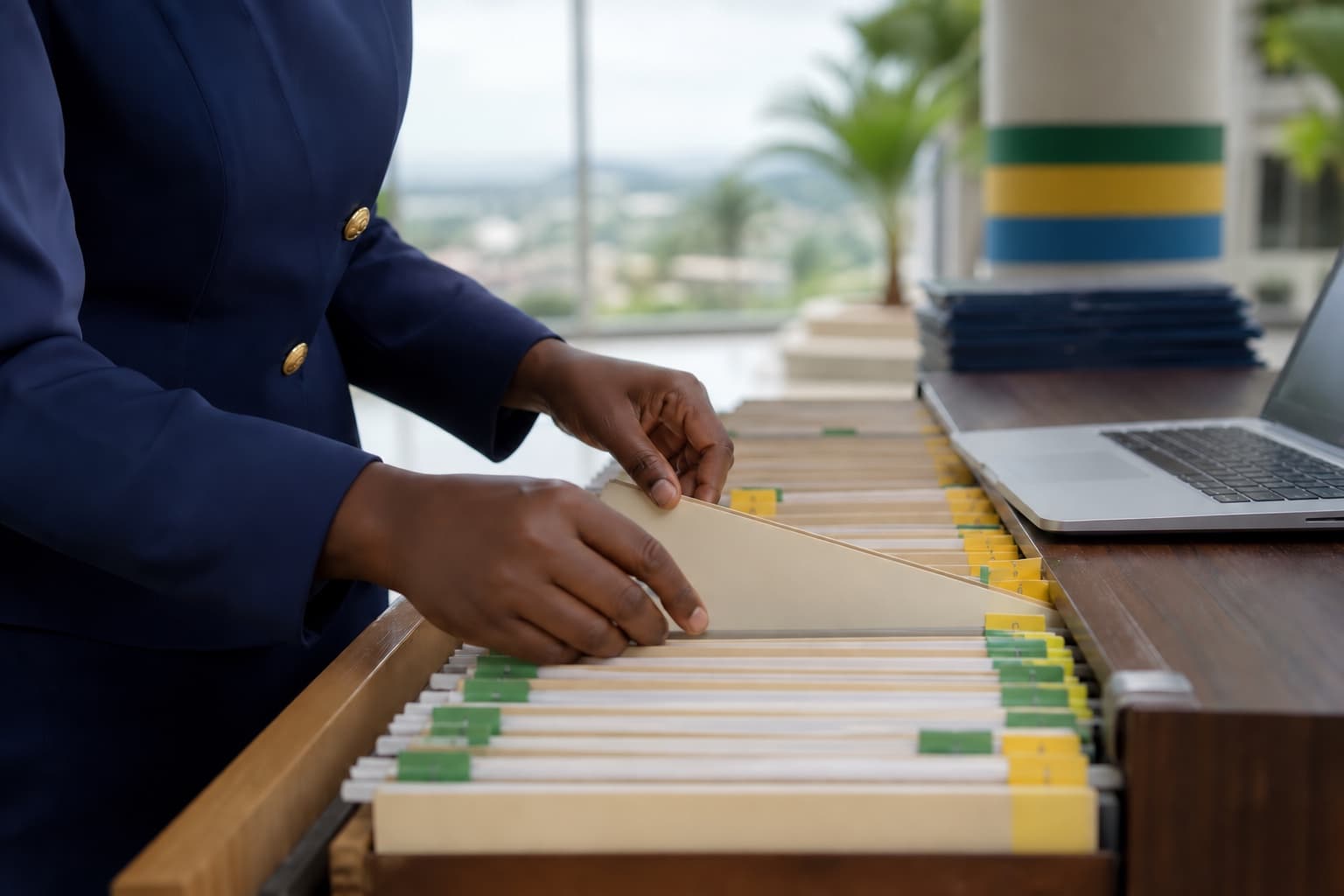 Classement de dossiers et consultation numérique de publications publiques au Gabon
